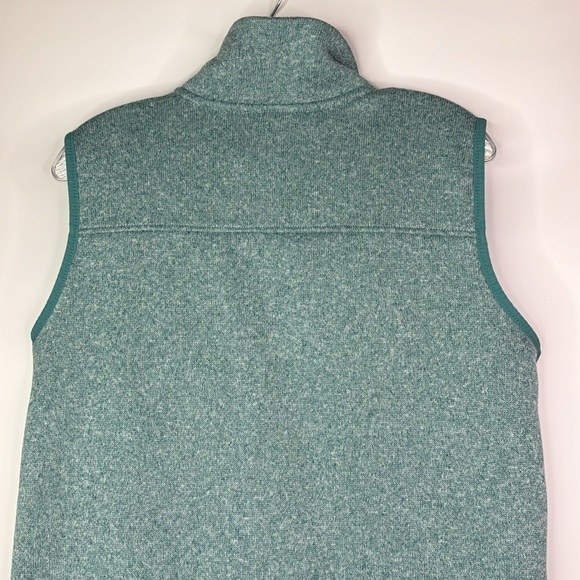 Eddie Bauer Heathered Blue Fleece Vest Size Large - Picture 5 of 8